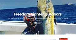 Desktop Screenshot of freedomfighteroutdoors.org